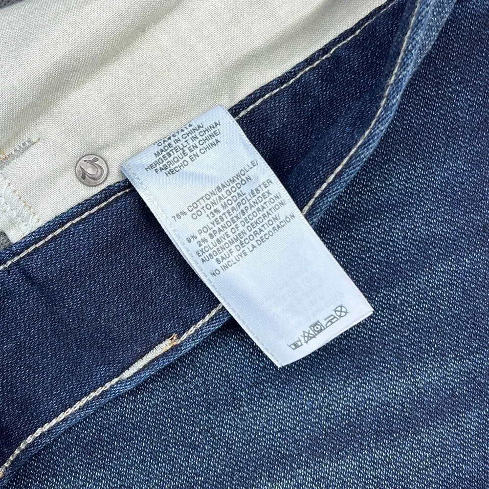 New True Religion Geno Men Denim Blue Jeans Relaxed Slim Deep Shadow US 42 - Picture 11 of 11